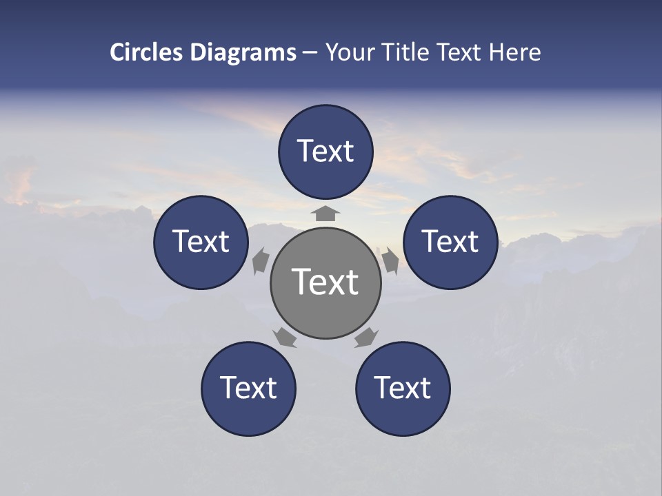 Nature Tourism Landscape PowerPoint Template