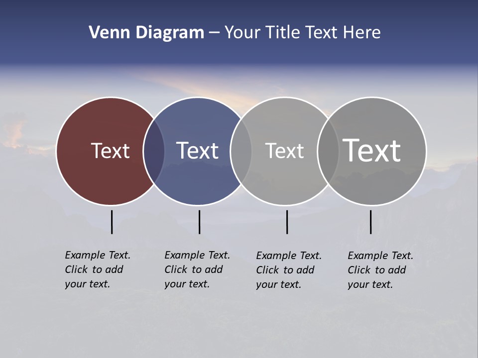 Nature Tourism Landscape PowerPoint Template
