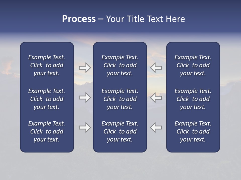 Nature Tourism Landscape PowerPoint Template