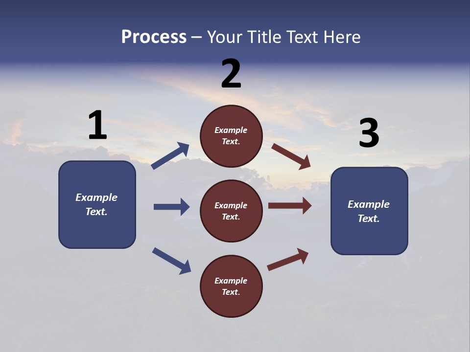Nature Tourism Landscape PowerPoint Template