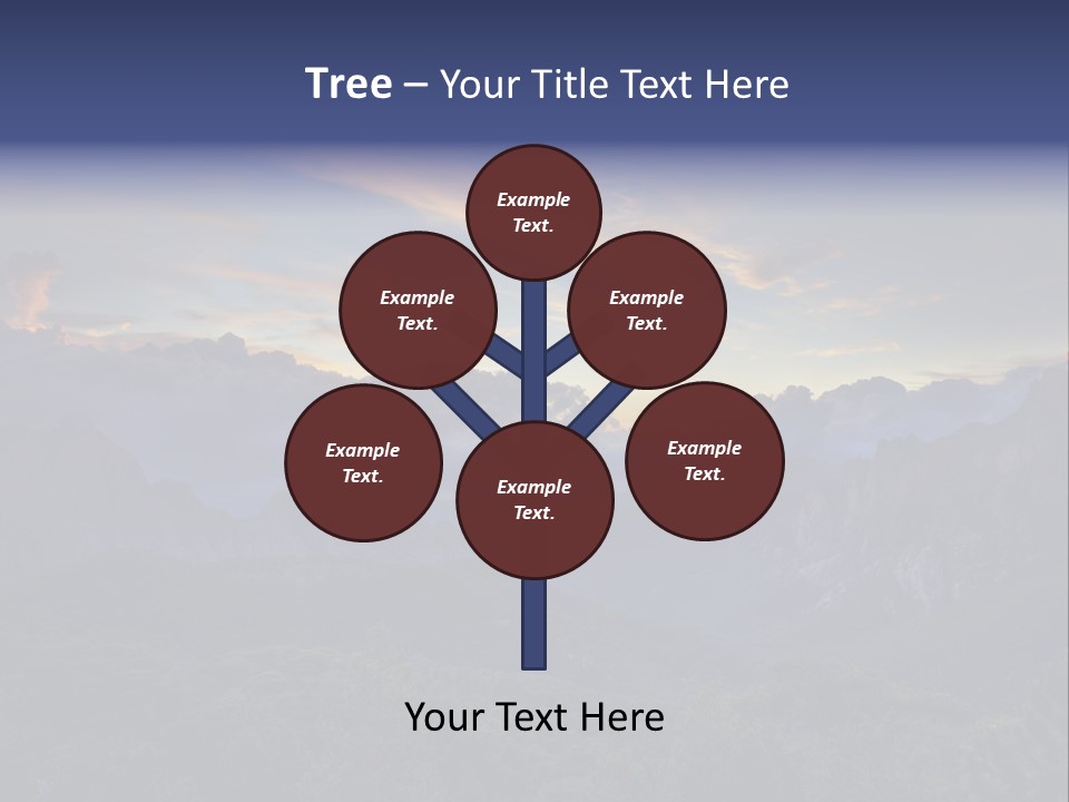 Nature Tourism Landscape PowerPoint Template