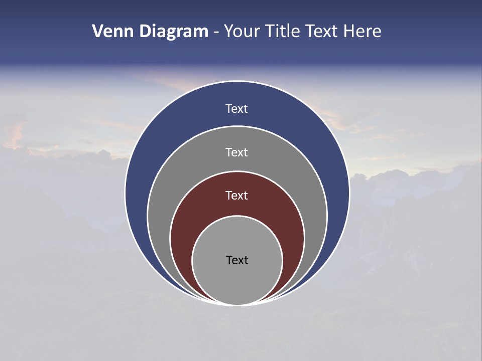 Nature Tourism Landscape PowerPoint Template