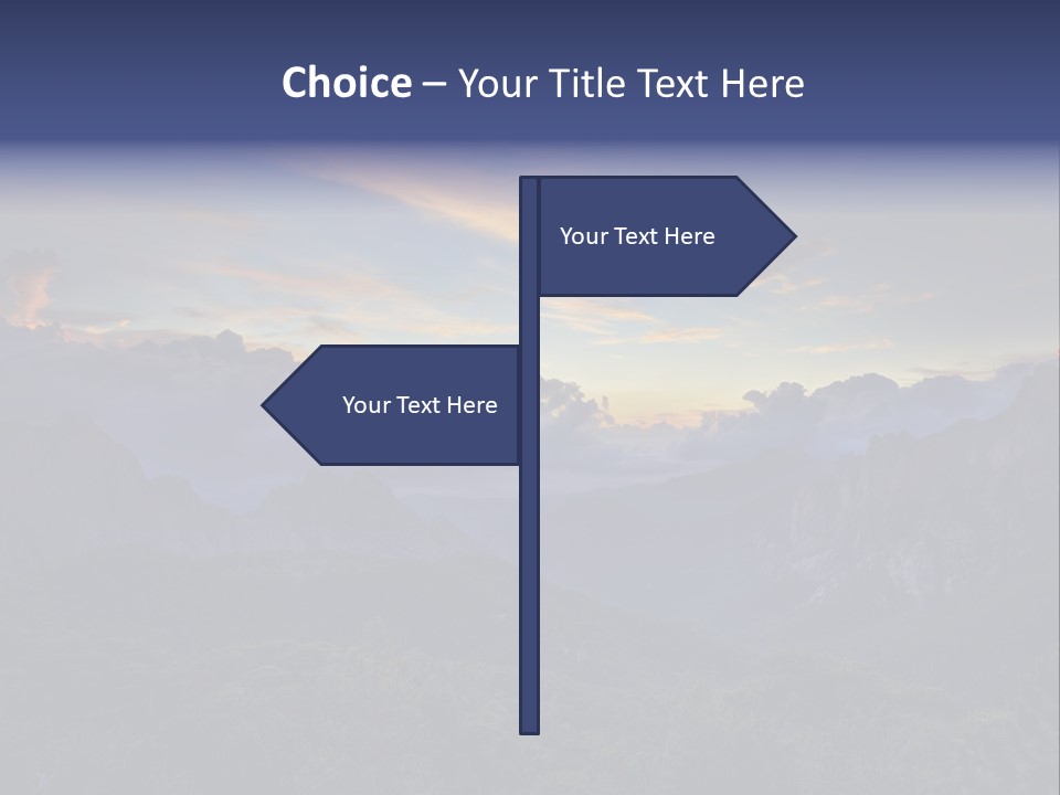 Nature Tourism Landscape PowerPoint Template