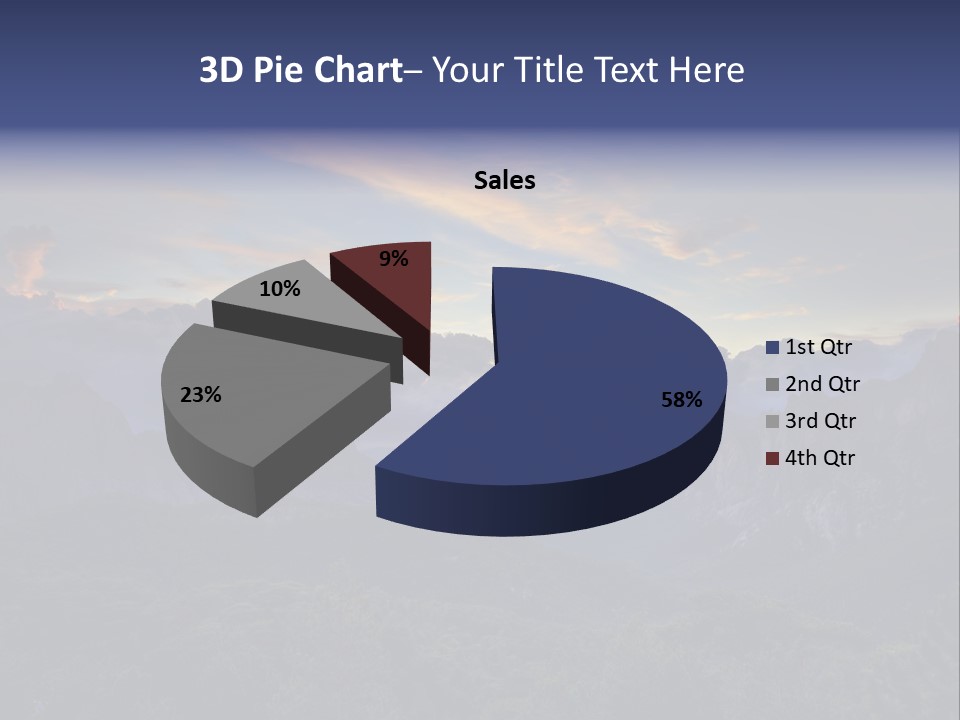 Nature Tourism Landscape PowerPoint Template