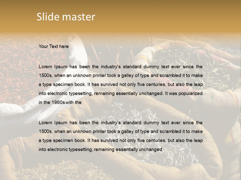 Pepper Tea Super PowerPoint Template