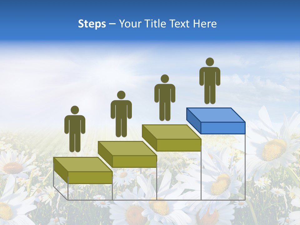 Daisy Dandelion Flower PowerPoint Template