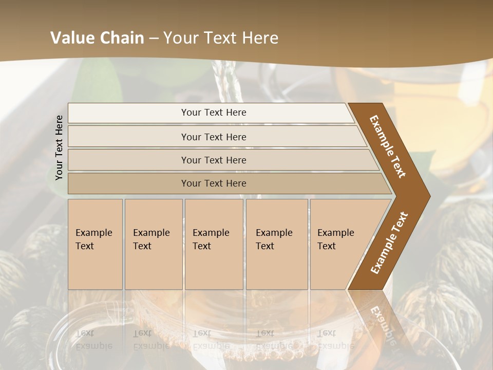 Glass Green Tea PowerPoint Template