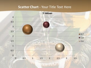 Glass Green Tea PowerPoint Template