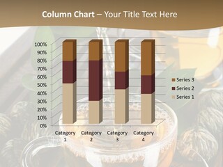 Glass Green Tea PowerPoint Template