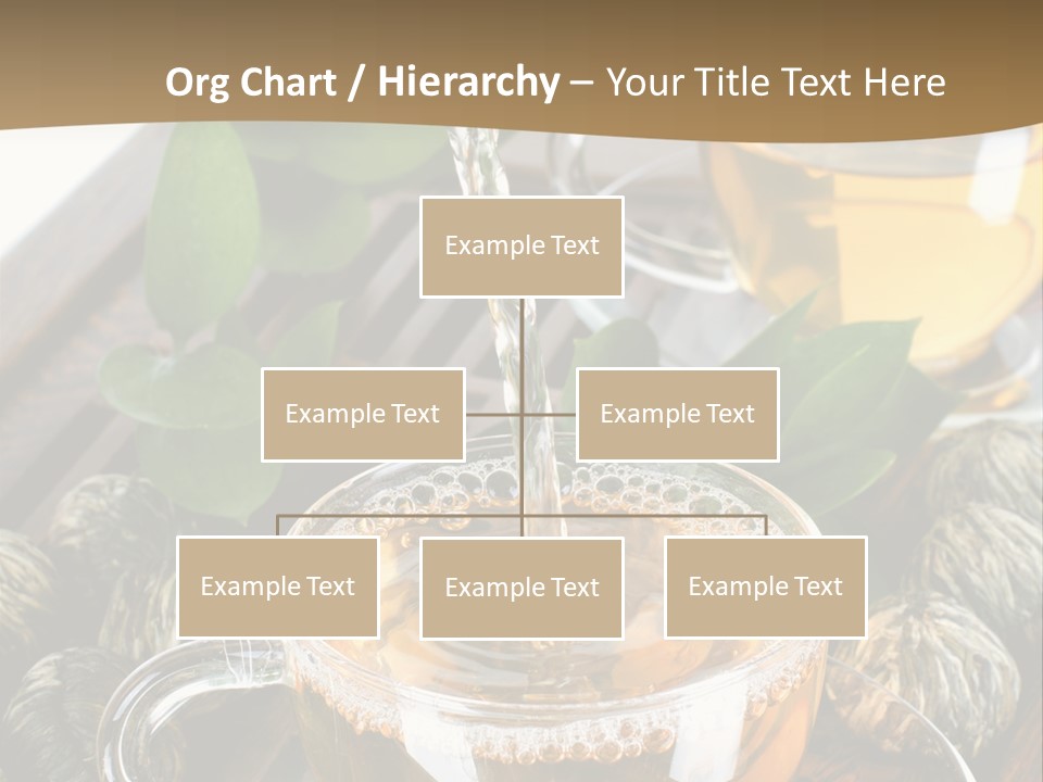 Glass Green Tea PowerPoint Template