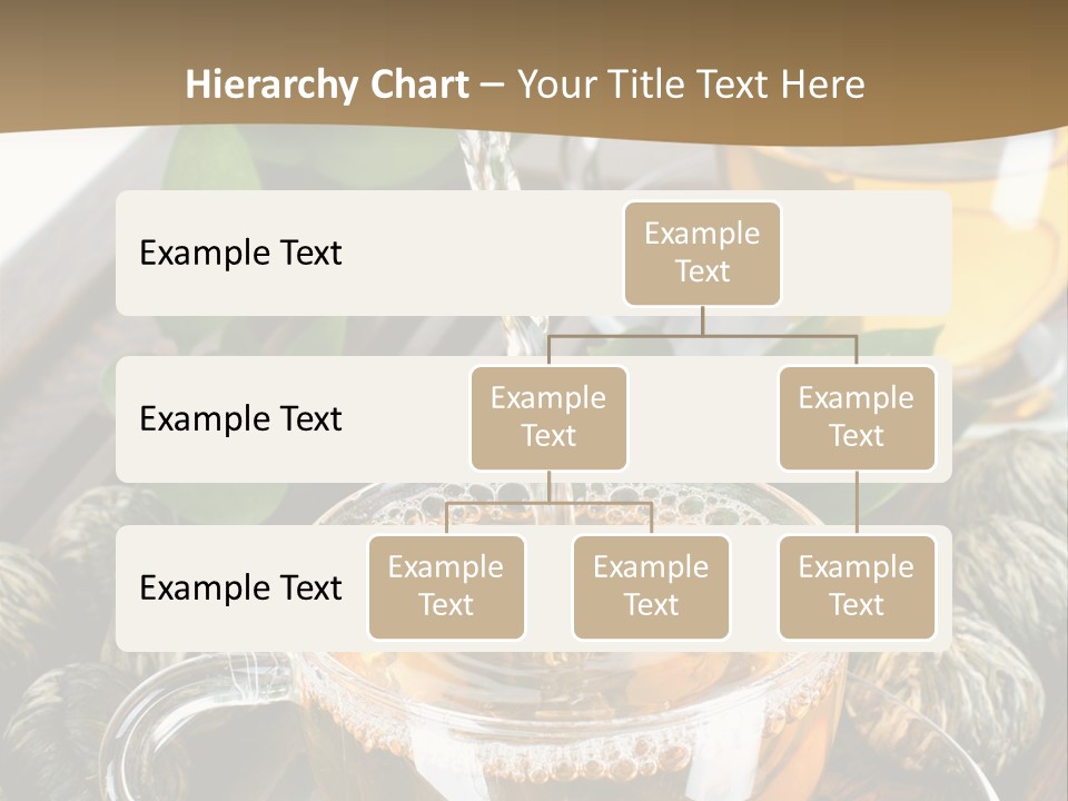 Glass Green Tea PowerPoint Template