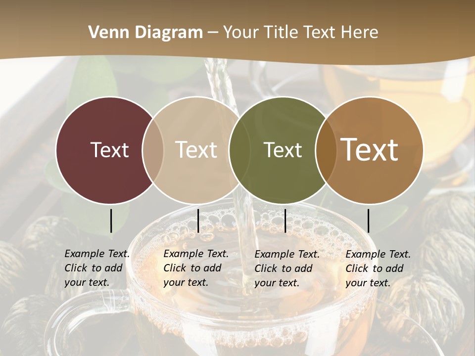 Glass Green Tea PowerPoint Template