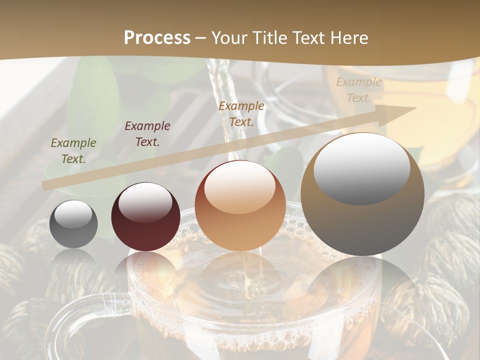 Glass Green Tea PowerPoint Template