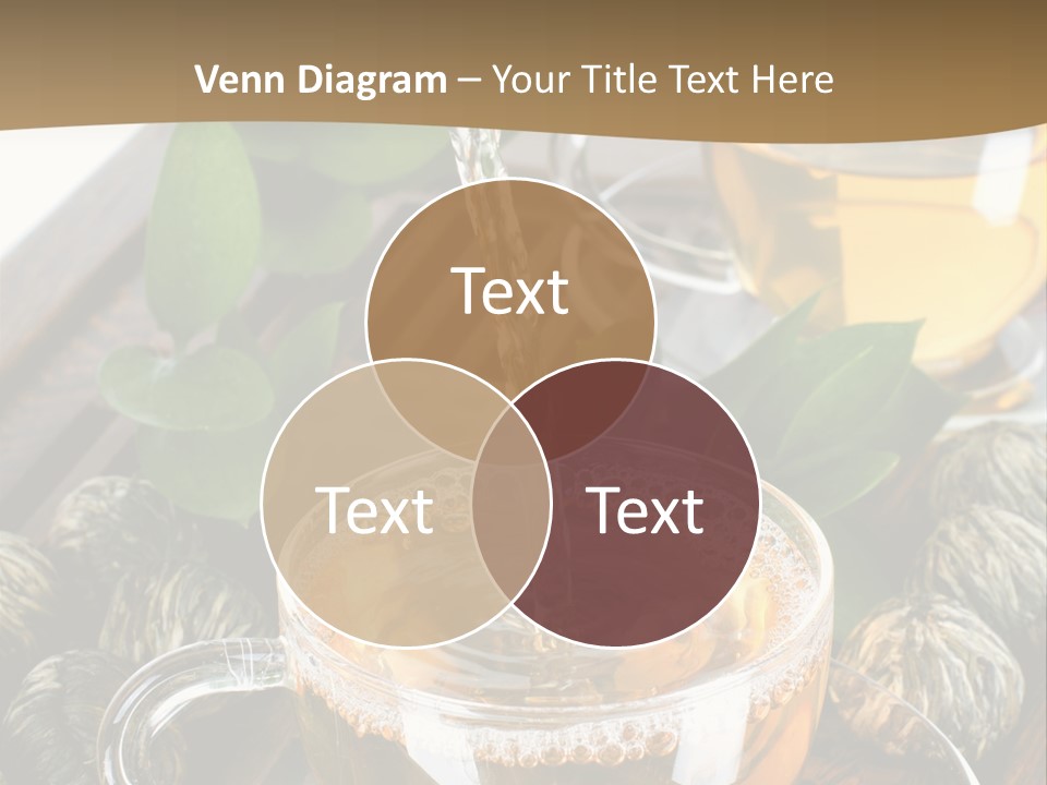 Glass Green Tea PowerPoint Template