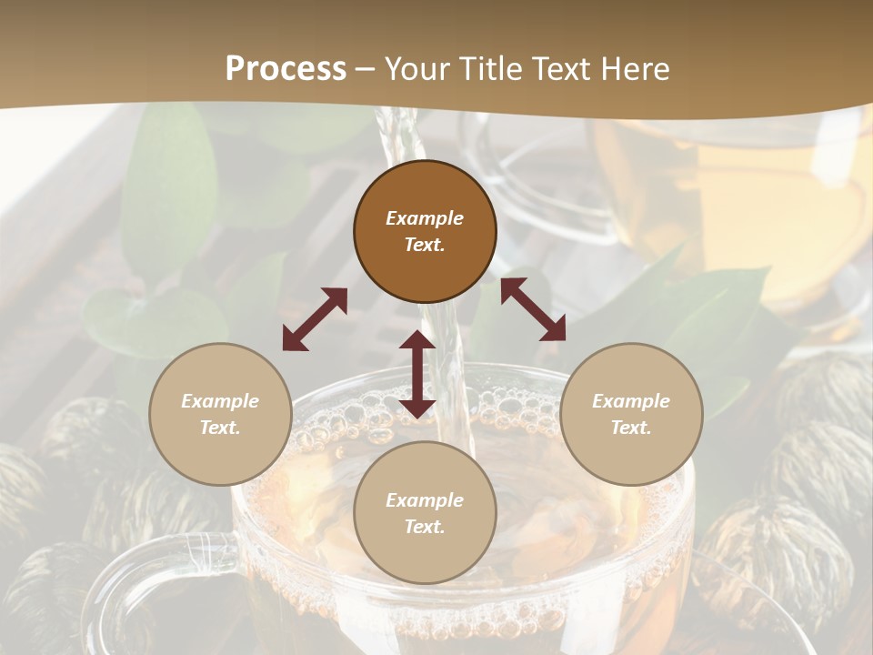 Glass Green Tea PowerPoint Template