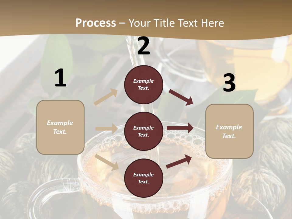 Glass Green Tea PowerPoint Template