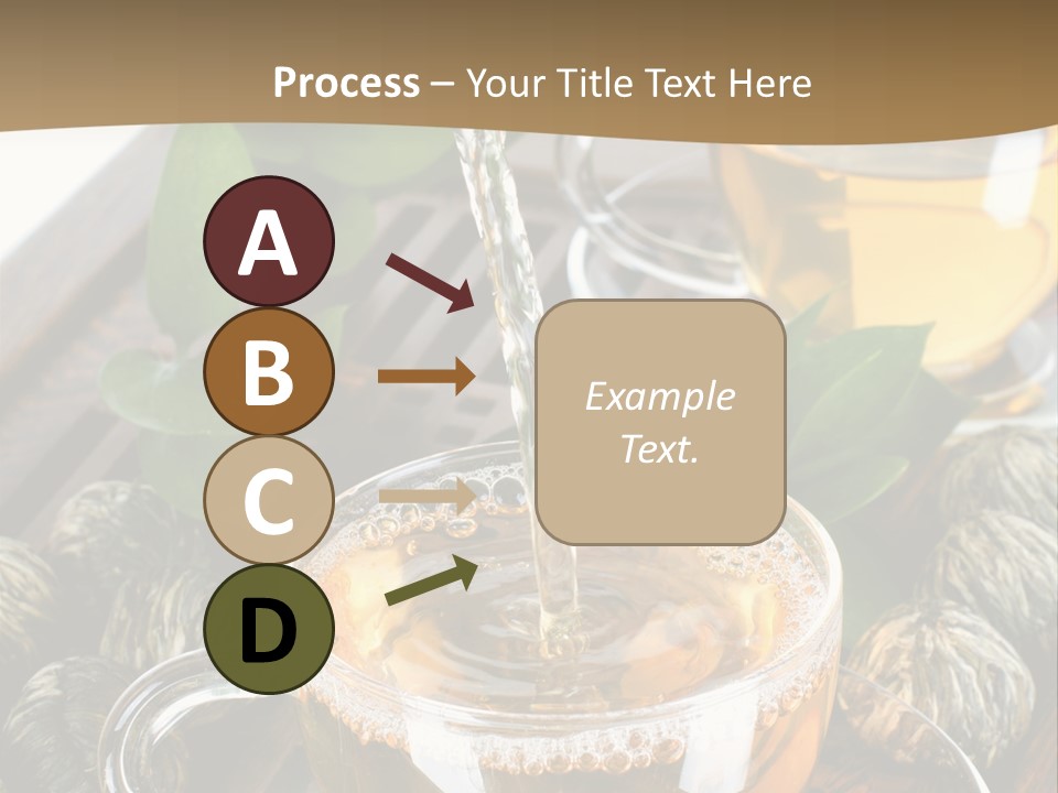 Glass Green Tea PowerPoint Template