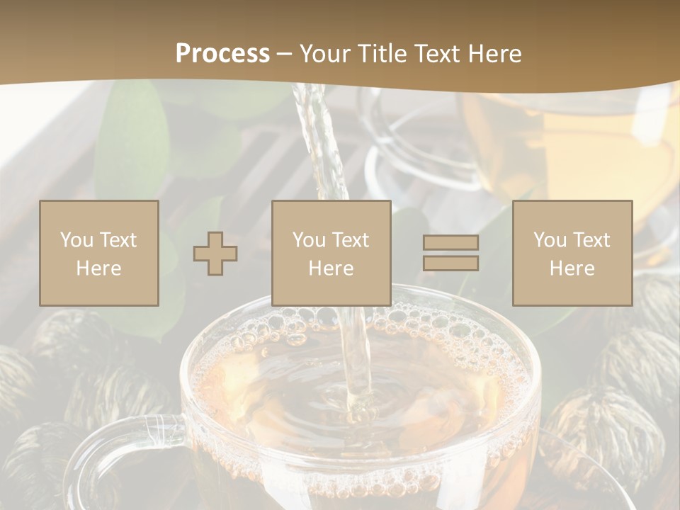 Glass Green Tea PowerPoint Template