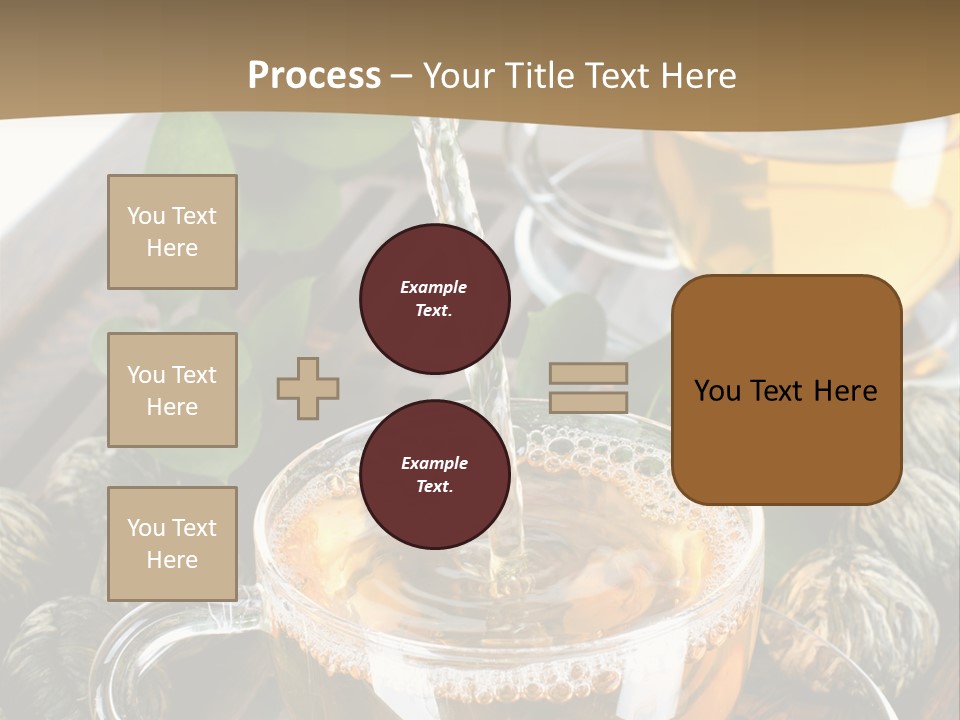 Glass Green Tea PowerPoint Template