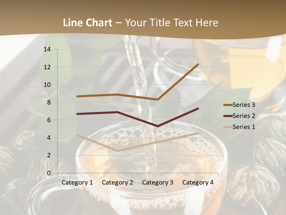 Glass Green Tea PowerPoint Template