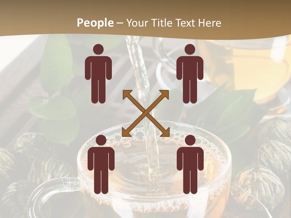 Glass Green Tea PowerPoint Template