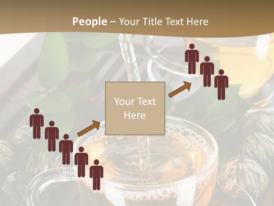 Glass Green Tea PowerPoint Template