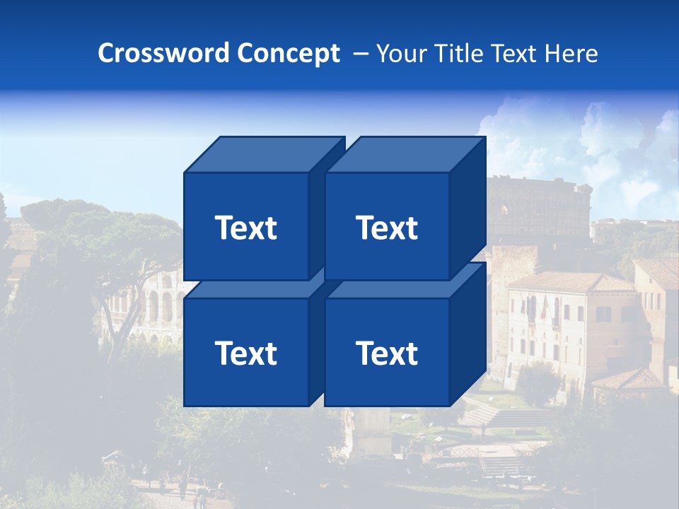 Stone Arch Exterior PowerPoint Template