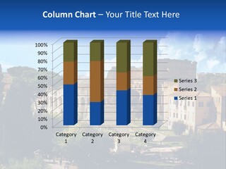 Stone Arch Exterior PowerPoint Template