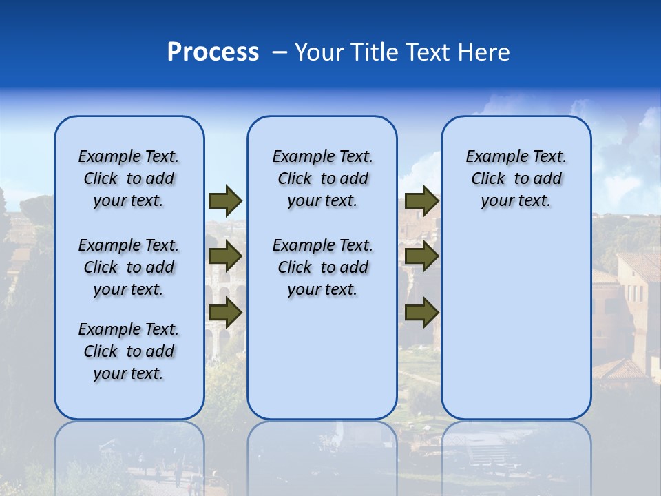 Stone Arch Exterior PowerPoint Template