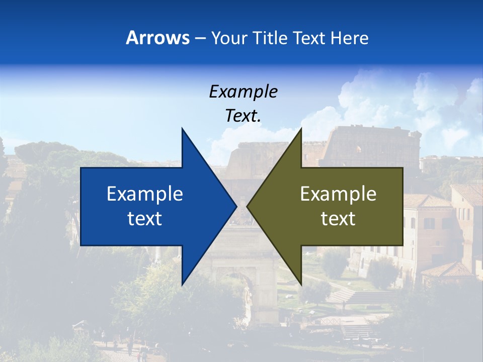 Stone Arch Exterior PowerPoint Template