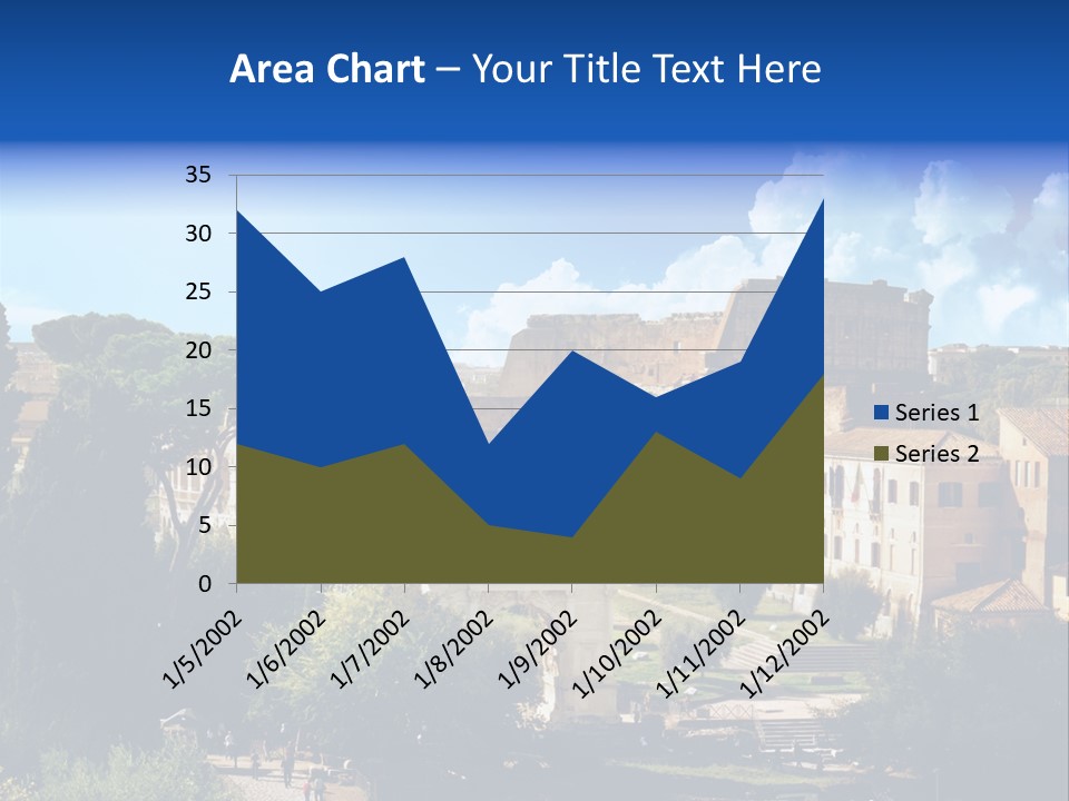 Stone Arch Exterior PowerPoint Template
