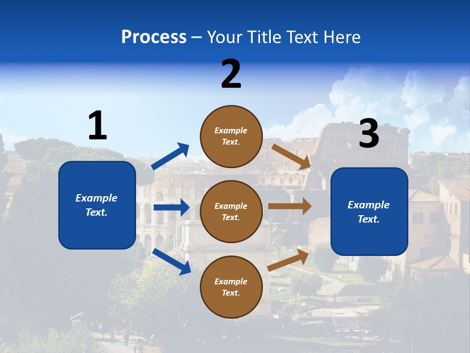 Stone Arch Exterior PowerPoint Template