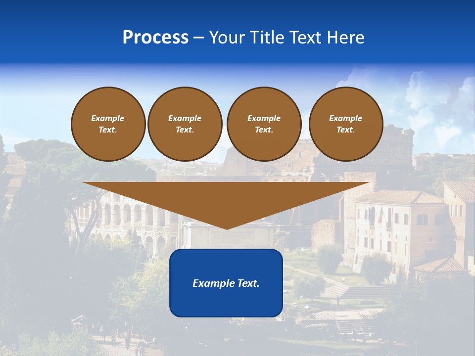 Stone Arch Exterior PowerPoint Template