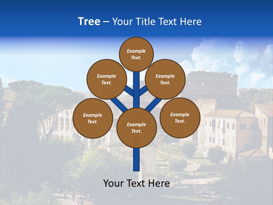 Stone Arch Exterior PowerPoint Template