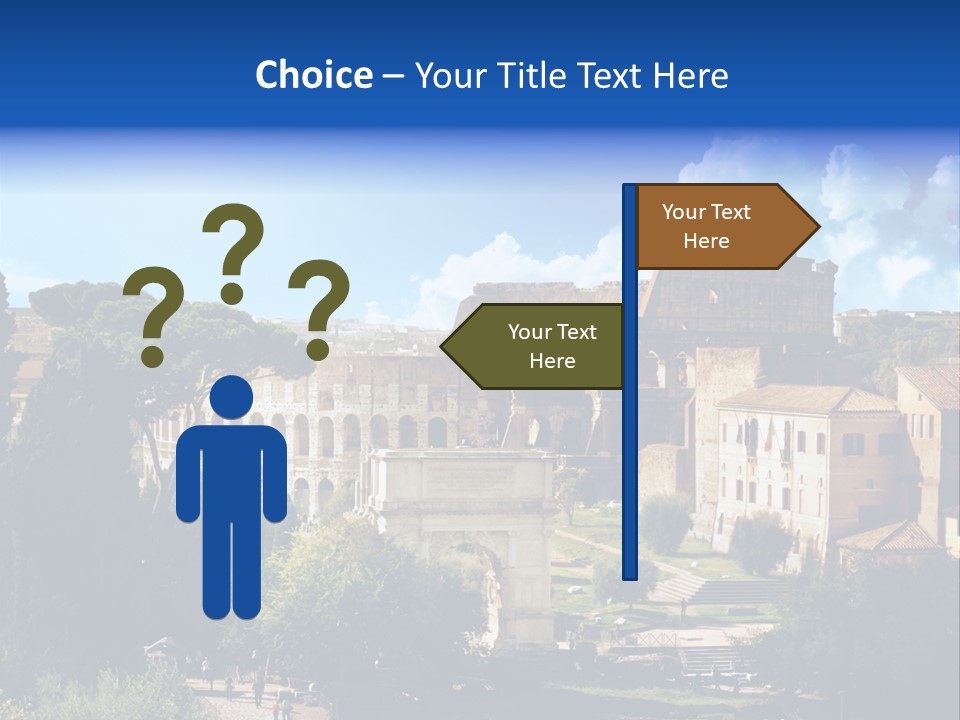 Stone Arch Exterior PowerPoint Template