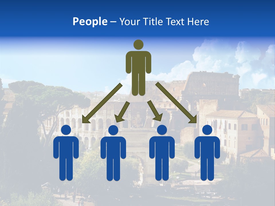 Stone Arch Exterior PowerPoint Template