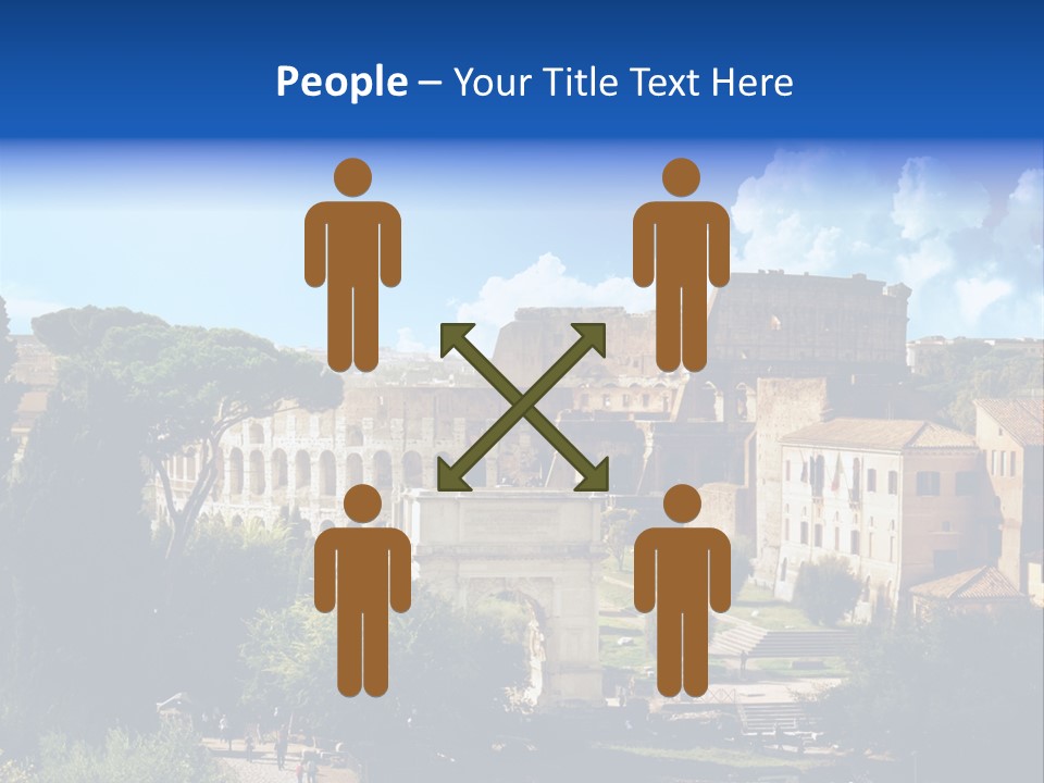 Stone Arch Exterior PowerPoint Template