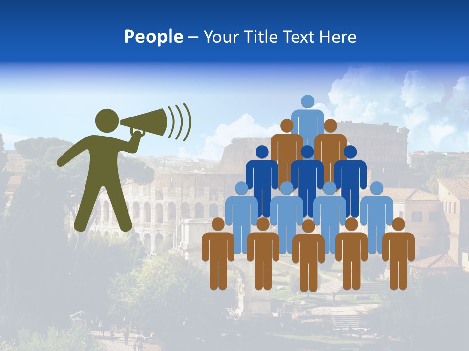 Stone Arch Exterior PowerPoint Template