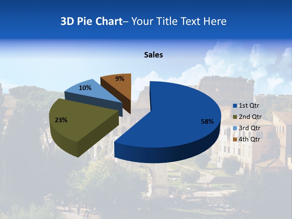 Stone Arch Exterior PowerPoint Template