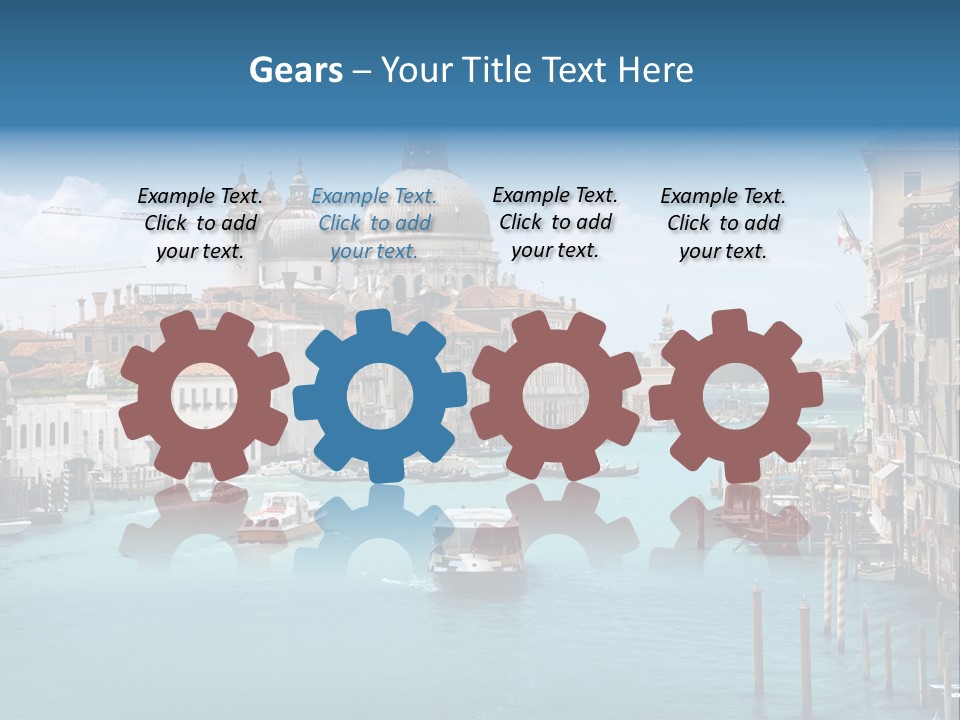 Venetian Water Cityscape PowerPoint Template