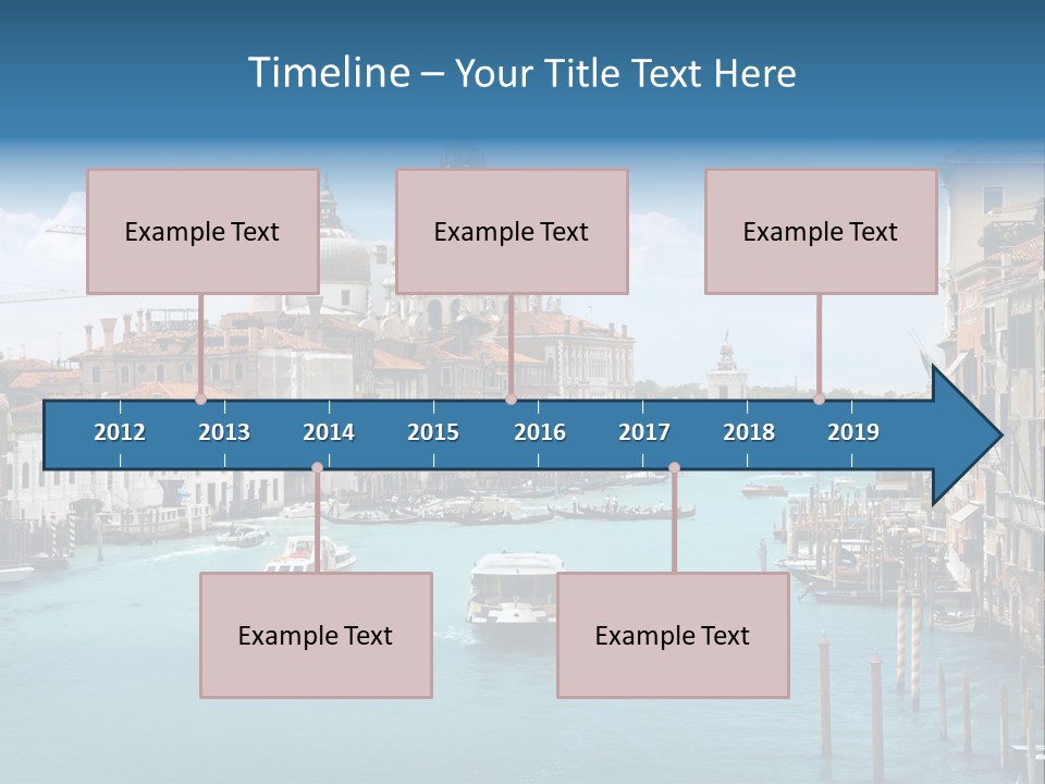 Venetian Water Cityscape PowerPoint Template