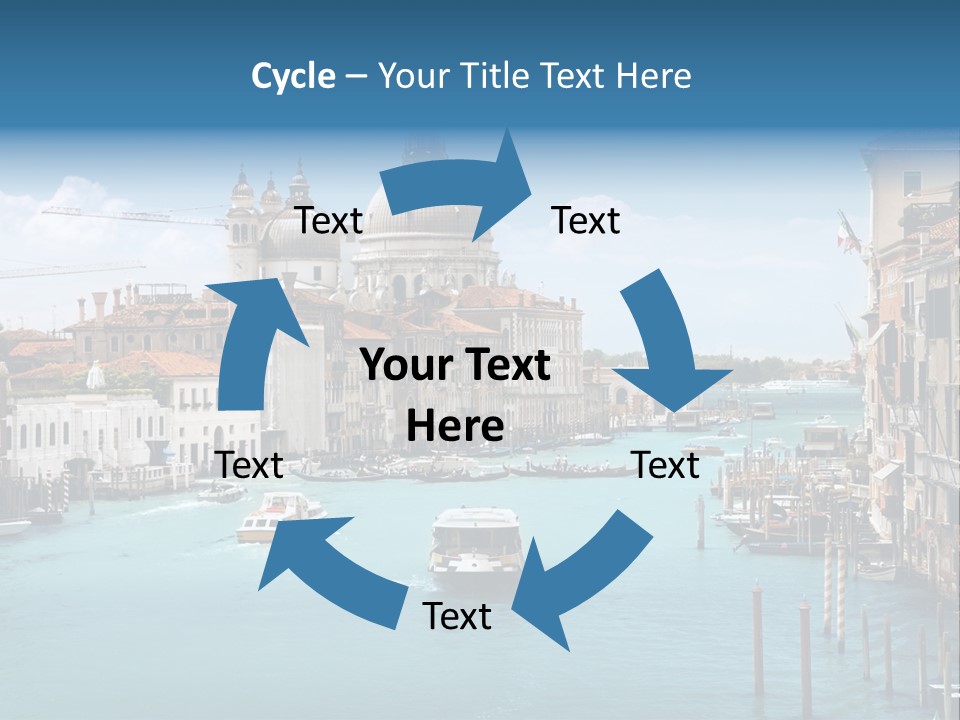 Venetian Water Cityscape PowerPoint Template