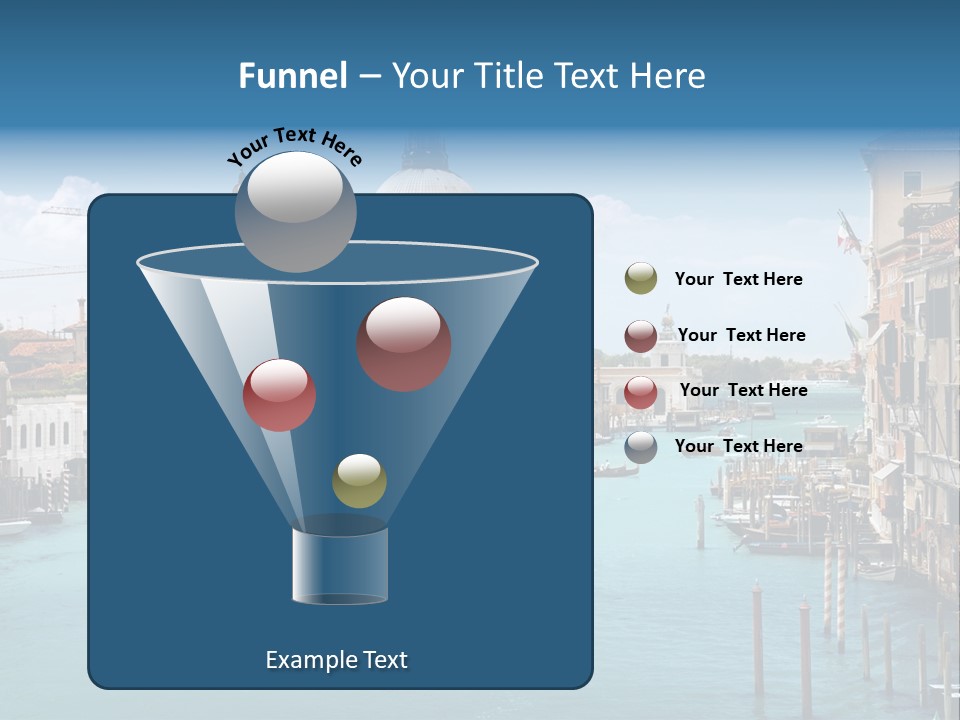 Venetian Water Cityscape PowerPoint Template