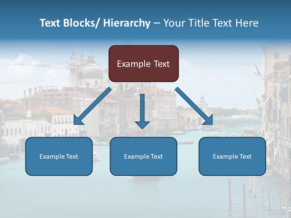 Venetian Water Cityscape PowerPoint Template