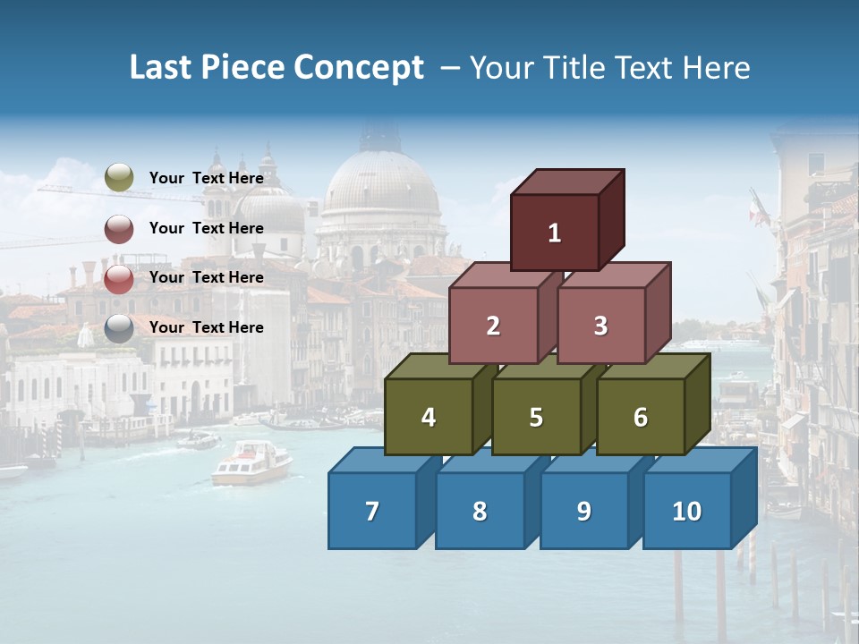 Venetian Water Cityscape PowerPoint Template