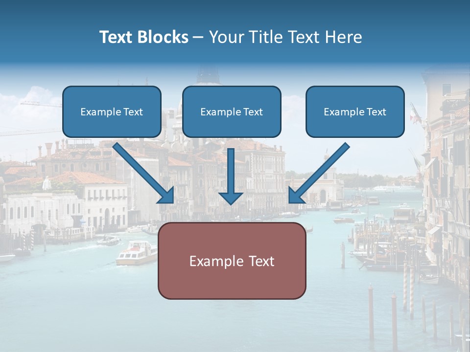 Venetian Water Cityscape PowerPoint Template