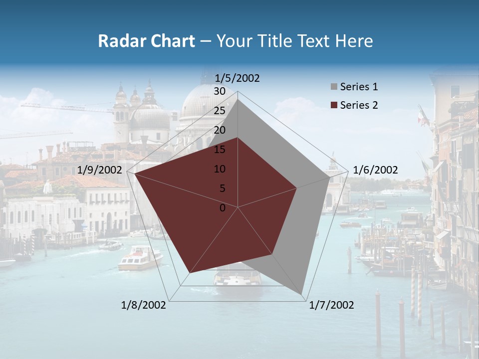 Venetian Water Cityscape PowerPoint Template