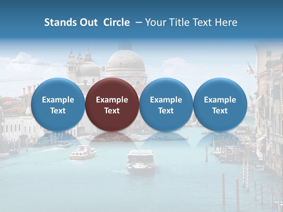Venetian Water Cityscape PowerPoint Template