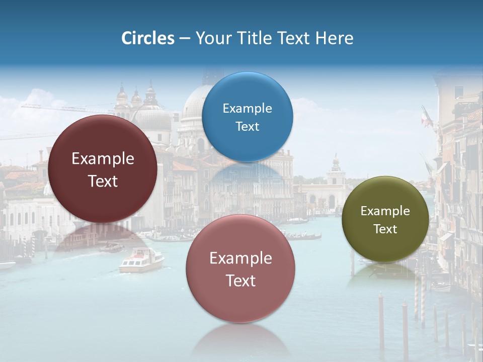 Venetian Water Cityscape PowerPoint Template