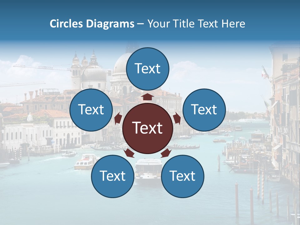 Venetian Water Cityscape PowerPoint Template